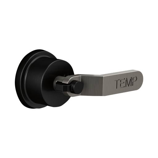 [BRI-HL6634-BLSL] Brizo HL6634-BLSL Litze Sensori Thermostatic Valve Trim Handle Kit Matte Black Brilliance Luxe Steel