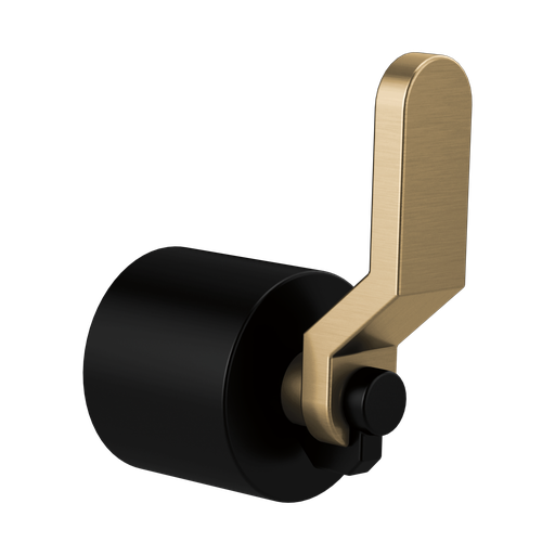 [BRI-HL7034-BLGL] Brizo HL7034-BLGL Litze Freestanding Tub Filler Handle Kit Matte Black Brilliance Luxe Gold
