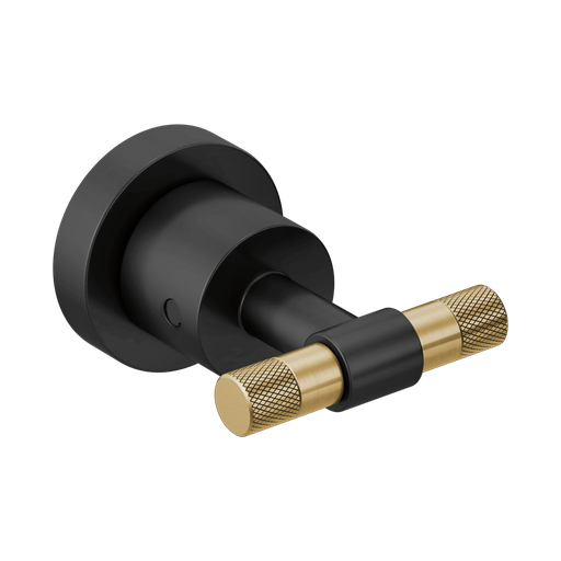 [BRI-HL70433-BLGL] Brizo HL70433-BLGL Litze Wall Mount Tub Filler Handle Kit Matte Black Brilliance Luxe Gold