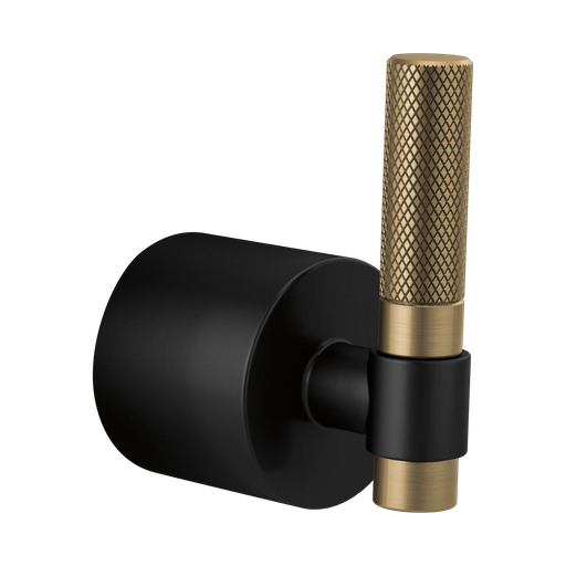 [BRI-HL933-BLGL] Brizo HL933-BLGL Litze 3 And 6 Setting Diverter Trim Handle Kit Matte Black Brilliance Luxe Gold