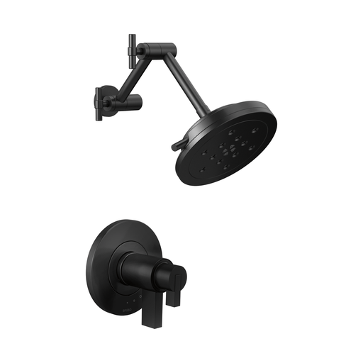 [BRI-T60235-BLLHP] Brizo T60235-BLLHP Litze Tempassure Thermostatic Shower Trim Less Handles Matte Black