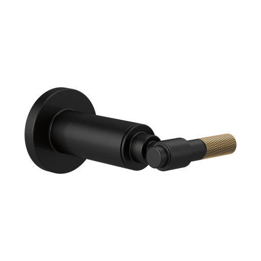 [BRI-T66633-BLGL] Brizo T66633-BLGL Litze Sensori Volume Control Trim T Lever Matte Black Brilliance Luxe Gold