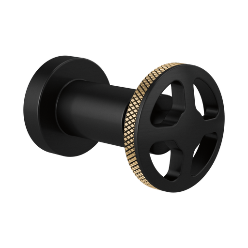 [BRI-T66635-BLGL] Brizo T66635-BLGL Litze Sensori Volume Control Wheel Handle Matte Black Brilliance Luxe Gold