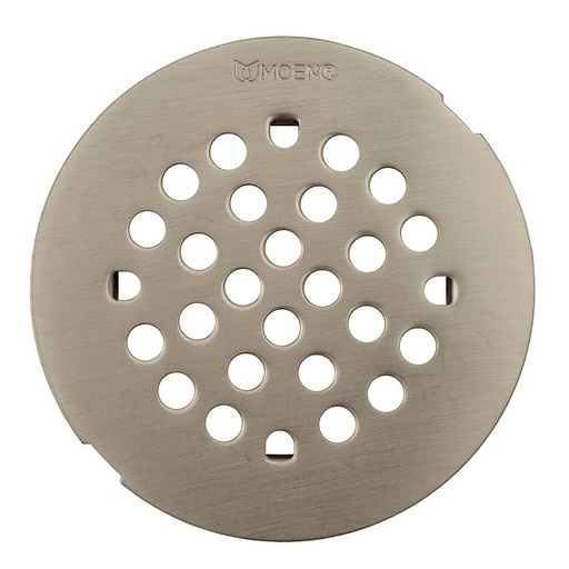 [MOEN-101663BN] Moen 101663BN Brushed Nickel 4-1/4" Snap-In Shower Drain Cover