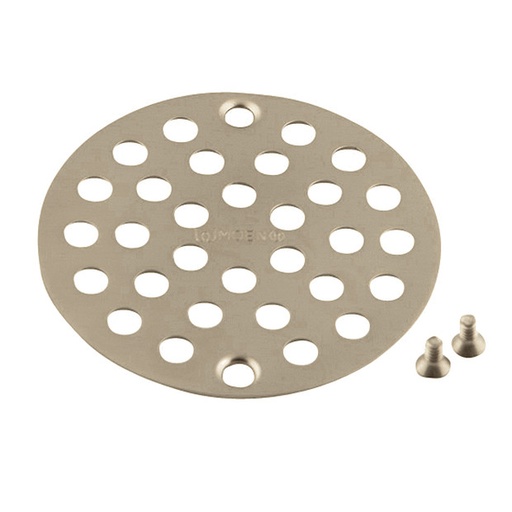 [MOEN-102763BN] Moen 102763BN Brushed Nickel 4" Shower Drain Cover