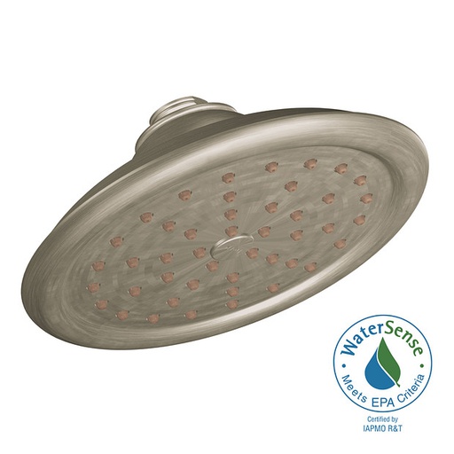 [MOEN-S6310EPBN] Moen S6310EPBN Brushed Nickel One-Function 7" Diameter Spray Head Eco-Performance Rainshower