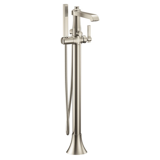 [MOEN-S931BN] Moen S931BN Flara Brushed Nickel One Handle Tub Filler Includes Hand Shower