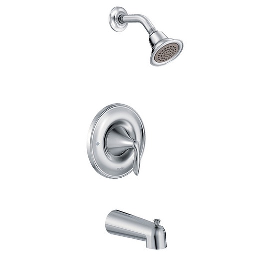 [MOEN-T2133] Moen T2133 Eva Chrome Posi-Temp Tub/Shower