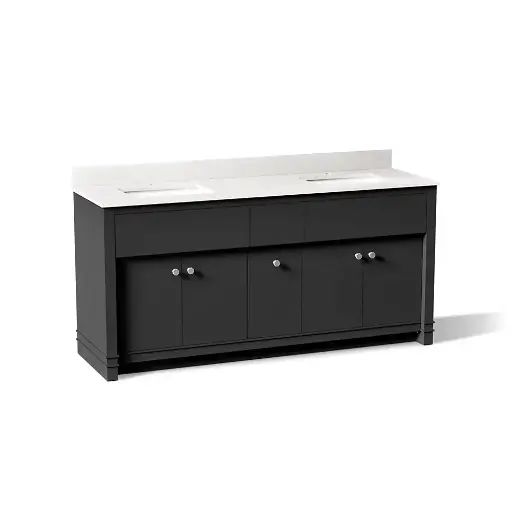 [KOH-33294-DWG] Kohler 33294-DWG Alouette 72" Vanity Cabinet With Sink Ferrous Grey