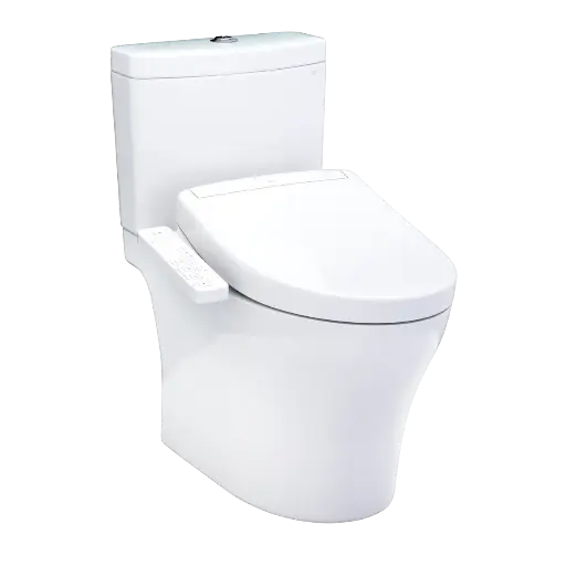[TOTO-MW4463346CEMFGN#01] TOTO MW4463346CEMFGN#01 Aquia IV Washlet+ S2 Two Piece Toilet Cotton