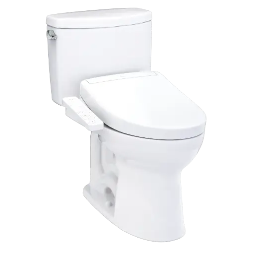 [TOTO-MW4543346CEFG#01] TOTO MW4543346CEFG#01 Drake II Washlet+ S2 Two Piece Toilet Cotton