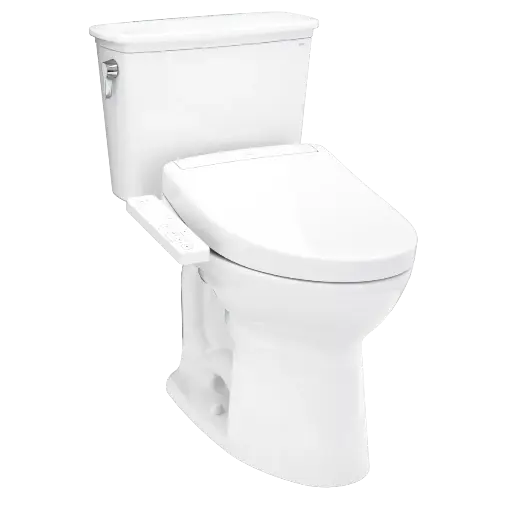[TOTO-MW7863346CEG#01] TOTO MW7863346CEG#01 Drake Transitional Washlet+ S2 Two Piece Toilet Cotton