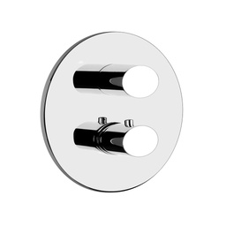 [GES-23234#031] Gessi 23234 Ovale Two Way Diverter Thermostatic And Volume Control Trim Chrome