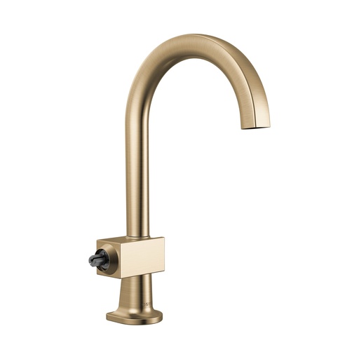 [BRI-61022LF-GLLHP] Brizo 61022LF-GLLHP Bar Faucet With Arc Spout Less Handle Brilliance Luxe Gold