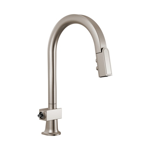 [BRI-63022LF-SSLHP] Brizo 63022LF-SSLHP Pull-Down Faucet With Arc Spout Less Handle Brilliance Stainless