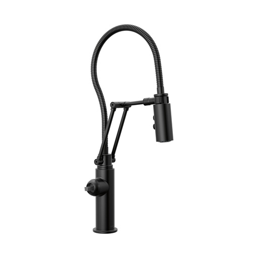 [BRI-63121LF-BLLHP] Brizo 63121LF-BLLHP Articulating Kitchen Faucet Less Handle Matte Black