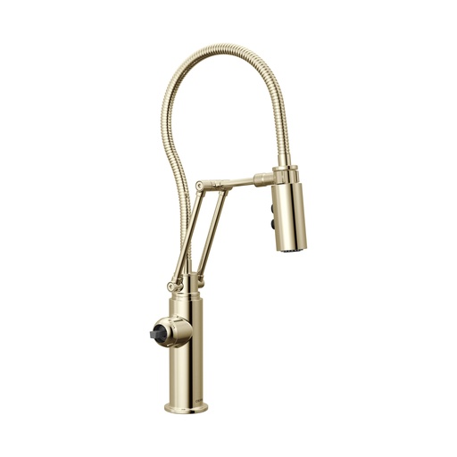 [BRI-63121LF-PNLHP] Brizo 63121LF-PNLHP Articulating Kitchen Faucet Less Handle Brilliance Polished Nickel