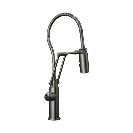 [BRI-63121LF-SLLHP] Brizo 63121LF-SLLHP Articulating Kitchen Faucet Less Handle Brilliance Luxe Steel