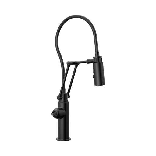 [BRI-63221LF-BLLHP] Brizo 63221LF-BLLHP Articulating Kitchen Faucet Less Handle Matte Black