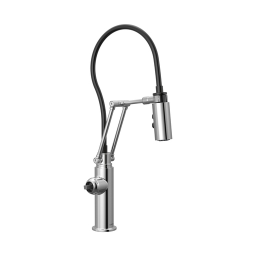 [BRI-63221LF-PCLHP] Brizo 63221LF-PCLHP Articulating Kitchen Faucet Less Handle Polished Chrome
