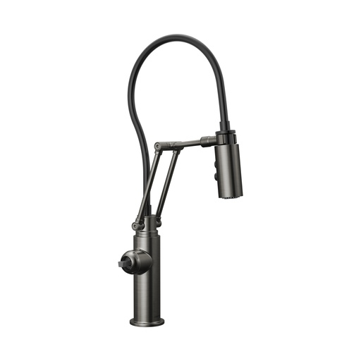 [BRI-63221LF-SLLHP] Brizo 63221LF-SLLHP Articulating Kitchen Faucet Less Handle Brilliance Luxe Steel