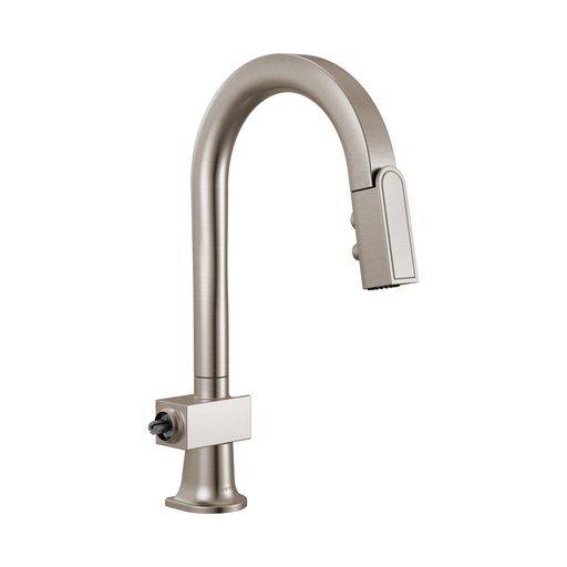 [BRI-63922LF-SSLHP] Brizo 63922LF-SSLHP Pull-Down Prep Faucet With Arc Spout Less Handle Brilliance Stainless