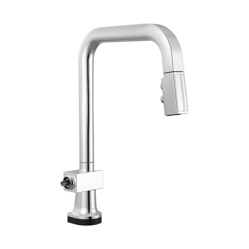 [BRI-64023LF-PCLHP] Brizo 64023LF-PCLHP Smarttouch Pull-Down Faucet With Square Spout Less Handle Polished Chrome