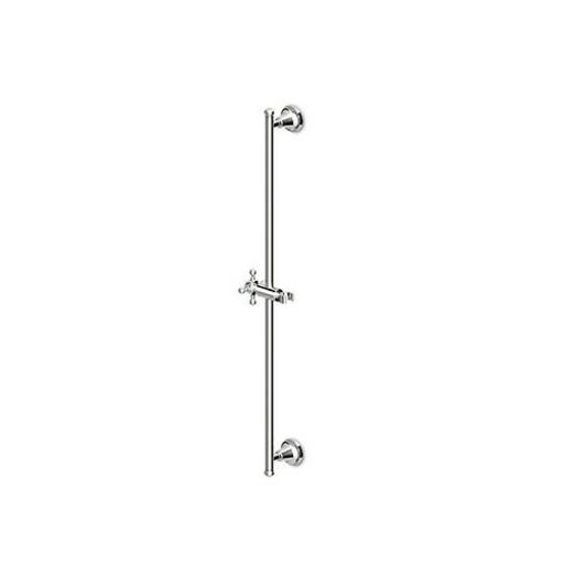 [ZUC-Z93107] Zucchetti Z93107 Slide Rail With Adjustable Bracket Length 29 5/8" Chrome