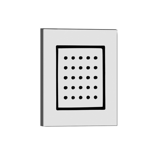 [GES-32984#031] Gessi 32984 Square In Wall Pivotable Body Spray Trim Chrome