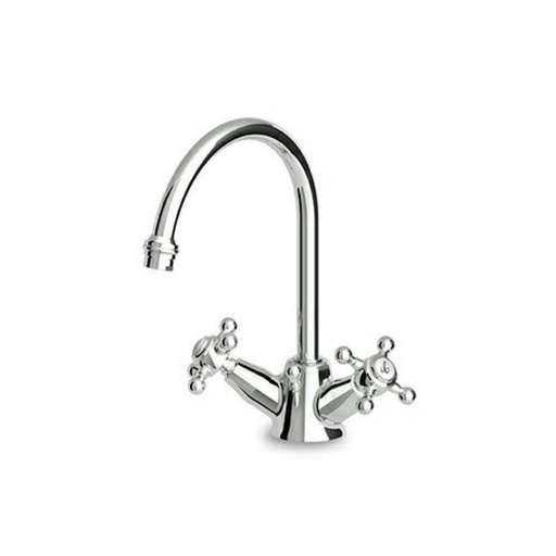 [ZUC-ZAG262.195E] Zucchetti ZAG262.195E Agor Single Hole Basin Mixer Fixed Spout Chrome
