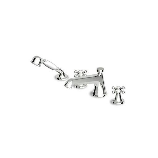 [ZUC-ZAG486.1950] Zucchetti ZAG486.1950 Agor Four Hole Bath Mixer Spout Chrome