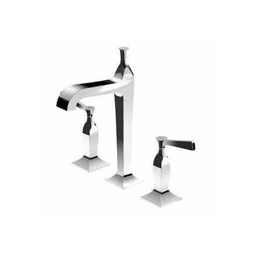 [ZUC-ZB2426.195E] Zucchetti ZB2426.195E Bellagio Three Hole Basin Mixer High Spout Chrome