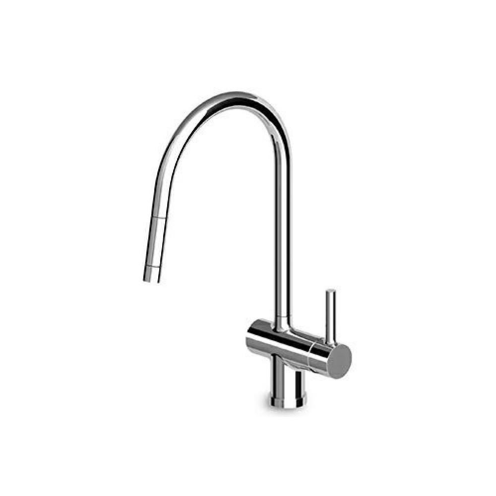 Zucchetti ZP6285.195E Kitchen Pan Single Lever Sink Mixer With