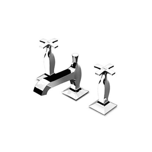 [ZUC-ZB1425.195E] Zucchetti ZB1425.195E Bellagio Three Hole Basin Mixer Chrome