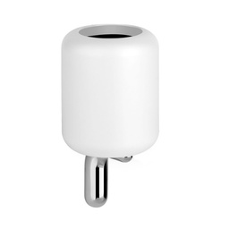 [GES-38007#031] Gessi 38007 Goccia Wall Mounted Ceramic Holder White Gres