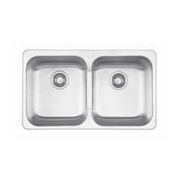 [KIN-QD1831-8] Kindred QD1831/8 31 x 18 Double Bowl Drop In Sink