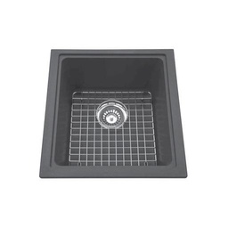 [KIN-KGS3U-8SG] Kindred KGS3U/8 16 x 18 Undermount Single Bowl Sink Shadow Grey