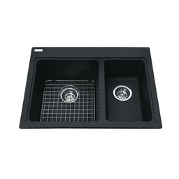 [KIN-KGDC2027R-8ON] Kindred KGDC2027R/8 27 x 20 Combination Granit Sink Onyx