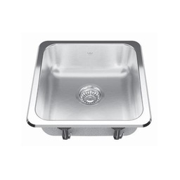 [KIN-QSA1616-6] Kindred QSA1616/6 16 x 16 Single Bowl Topmount Sink