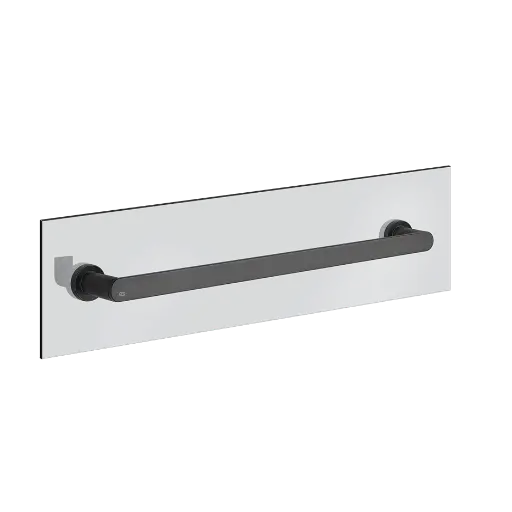 [GES-38918#299] Gessi 38918#299 Glass Shower Door Pull Matte Black