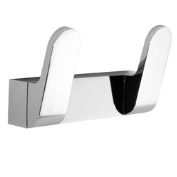 [LAL-7116-2BN] Laloo 7116-2BN Double Hook Brushed Nickel