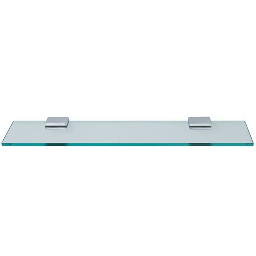 [LAL-J1887PN] Laloo J1887PN Jazz Single Glass Shelf Polished Nickel