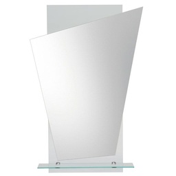 [LAL-M00198] Laloo M00198 Angled Mirror Clear Rectangle Glass