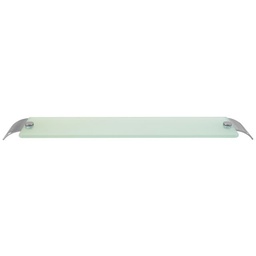 [LAL-R3087C] Laloo R3087C Radius Single Glass Shelf Chrome