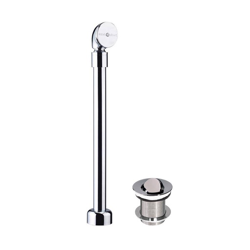 [VA-K-51-PC] Victoria + Albert Kit 51 Bath Tub Drain With Subfloor Shoe Polished Chrome