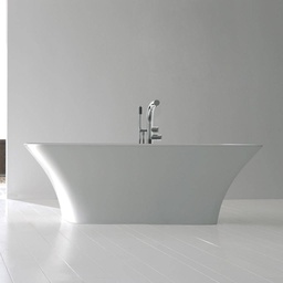 [VA-RAV-N-SW-NO] Victoria + Albert Ravello Freestanding Tub No Overflow Standard White