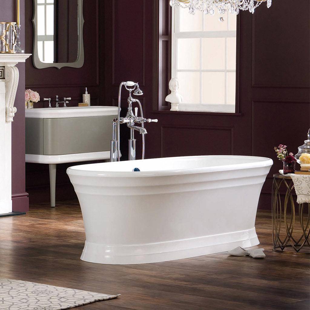 Victoria Albert Worcester Freestanding Tub With Overflow Standard
