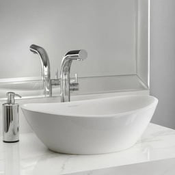 [VA-VB-AML-55-NO] Victoria + Albert Amalfi 55 Rimless Countertop Bathroom Basin Standard White