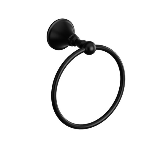 [RIO-MM7BK] Riobel MM7BK Momenti Towel Ring Matte Black