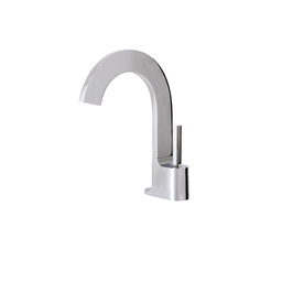 [AQB-39514PC] Aquabrass 39514 Cut Single Hole Lavatory Faucet With Aquacristal Handle Polished Chrome